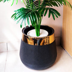 Plastic pot only For Plants - Height 12 Inch Width 15 Inch