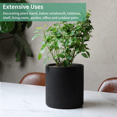 Fiber Plain Design Pot Only | 7-Inche