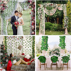 Artificial Plant Leaves Bael Hanging Ivy Vine | 2.3-Meter Long
