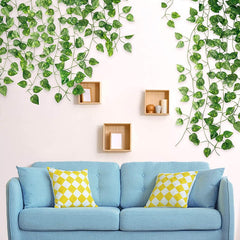 Artificial Plant Leaves Bael Hanging Ivy Vine | 2.3-Meter Long