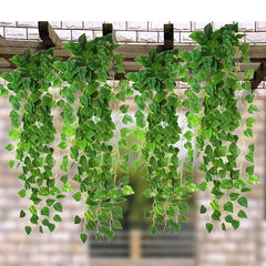 Artificial Plant Leaves Bael Hanging Ivy Vine | 2.3-Meter Long