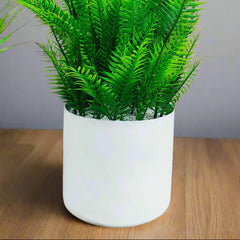 Fiber Plain Design Pot Only | 7-Inche