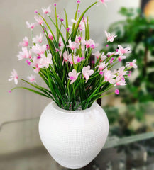 Stylish Vase with artificial flowers - Height around 18 inch