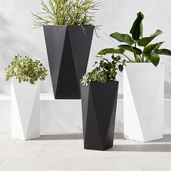 Diamond Tapered Fibre Pot | 20-Inches Tall