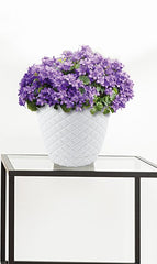 Fiber Rhombus Pattern Design Pot Only | 7 Inches