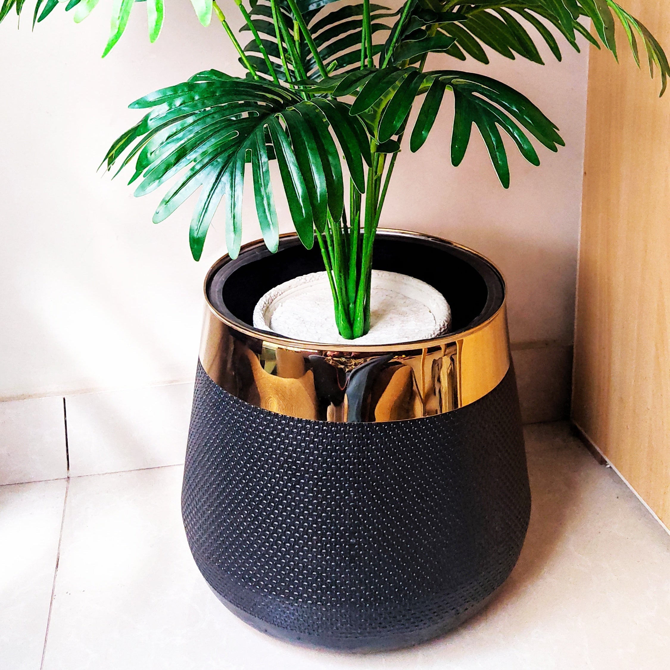 Plastic pot only For Plants - Height 12 Inch Width 15 Inch