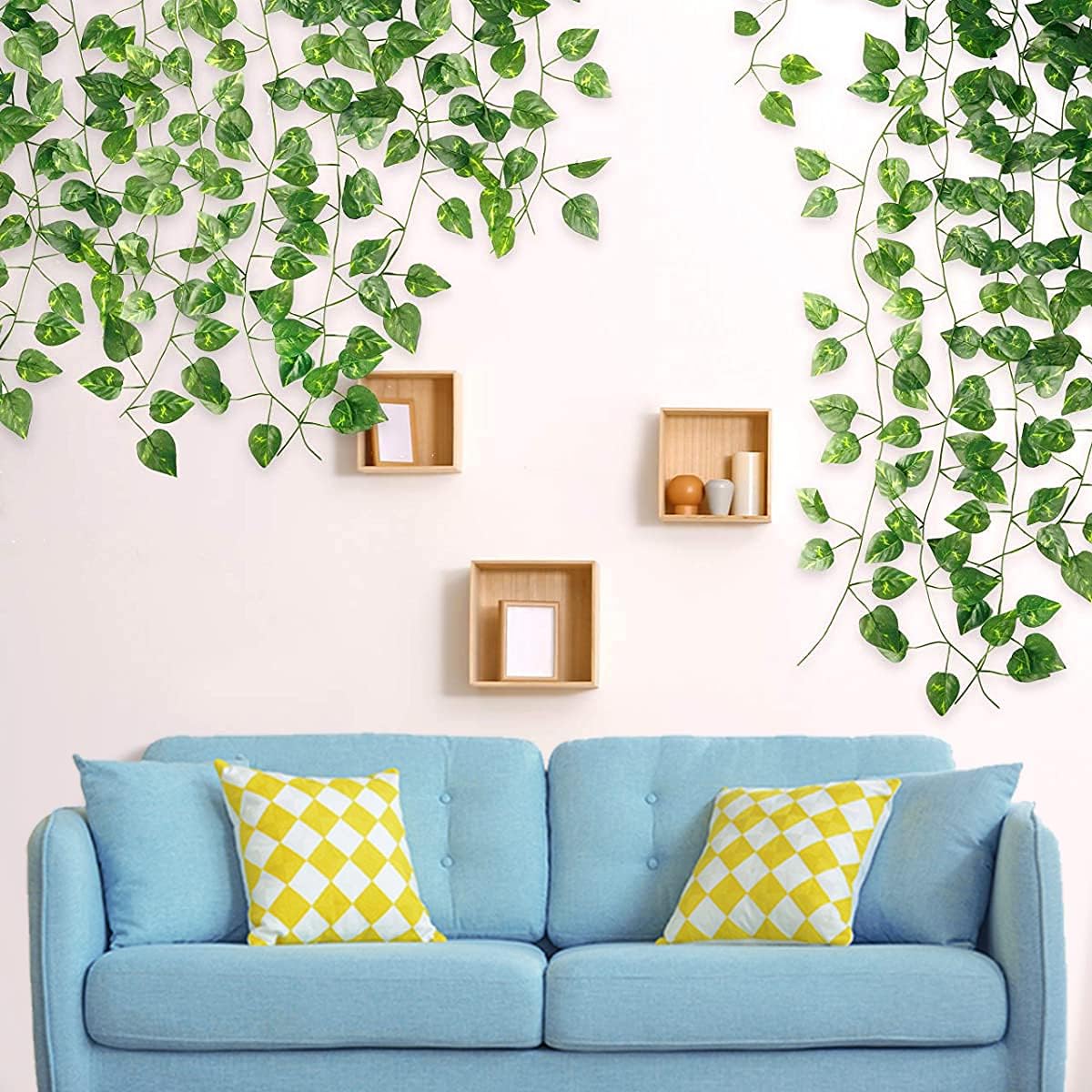 Artificial Plant Leaves Bael Hanging Ivy Vine | 2.3-Meter Long