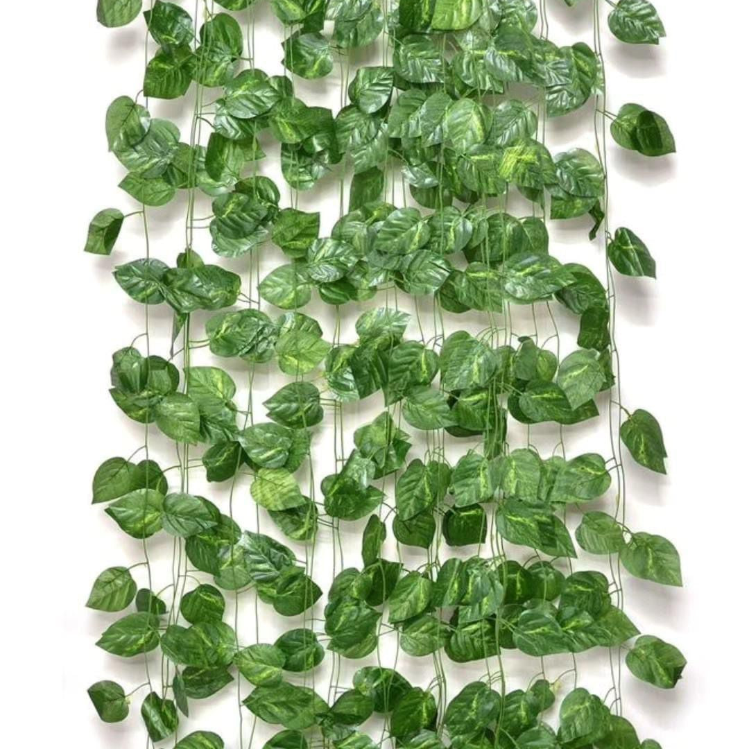 Artificial Plant Leaves Bael Hanging Ivy Vine | 2.3-Meter Long