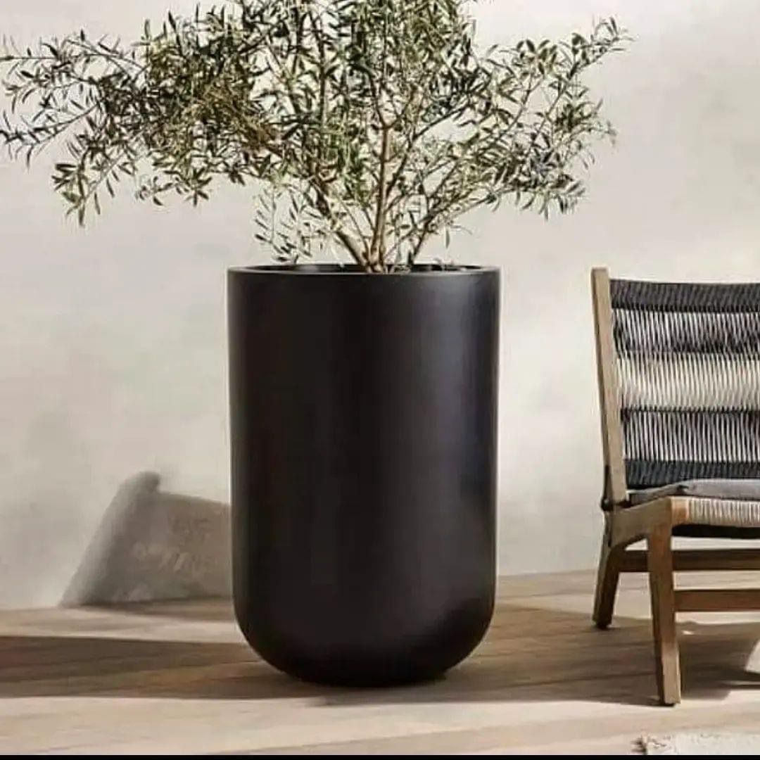 Fibreglass U shape planter - Height 2 feet  Diameter 1.5 feet